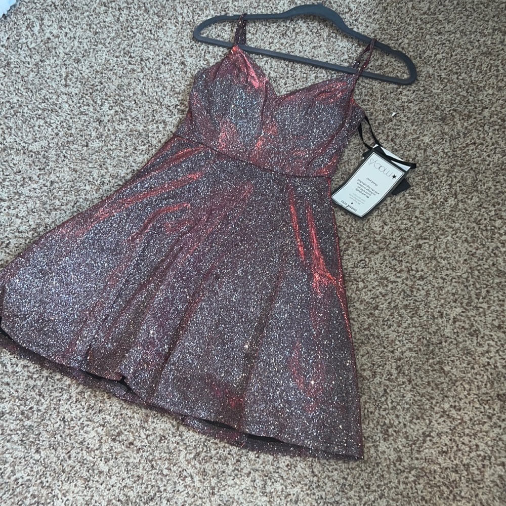 Sparkly color shifting dress